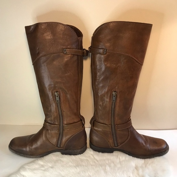 FRYE Women’s 15R Leather Riding Boot Brown 7.5 B - Picture 4 of 15